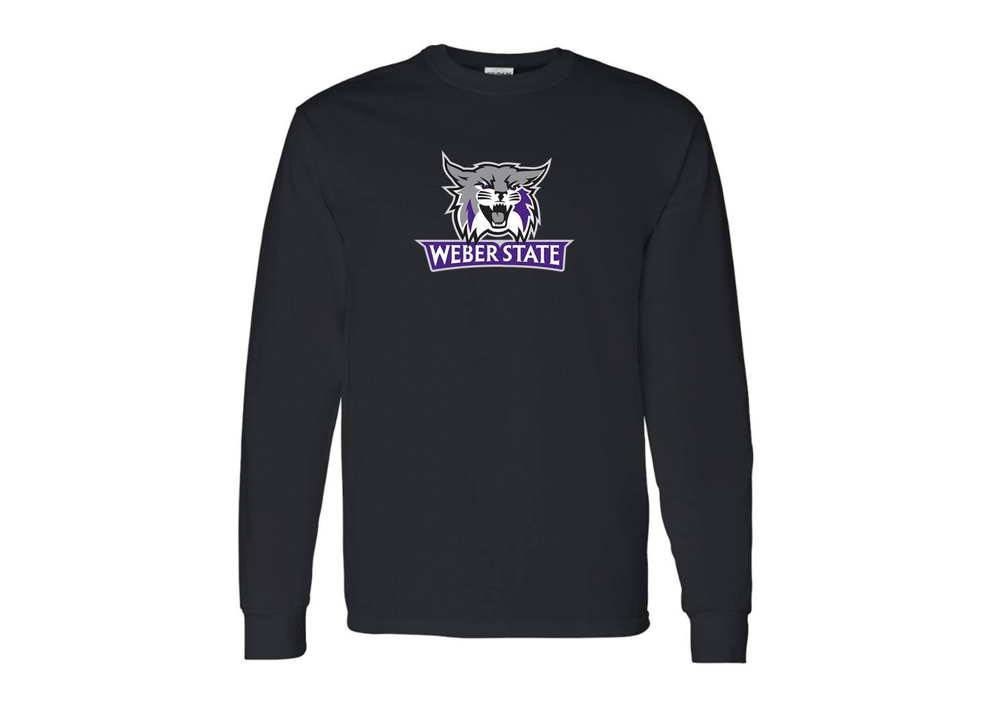 Men's Weber State Wildcats Gildan Heavy Cotton Long Sleeve T-Shirt