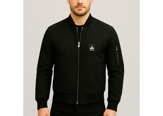 Men's Walt Disney Cartoon  Lightweight Bomber Jacket Windbreaker Softshell Varsity Jacket Coat