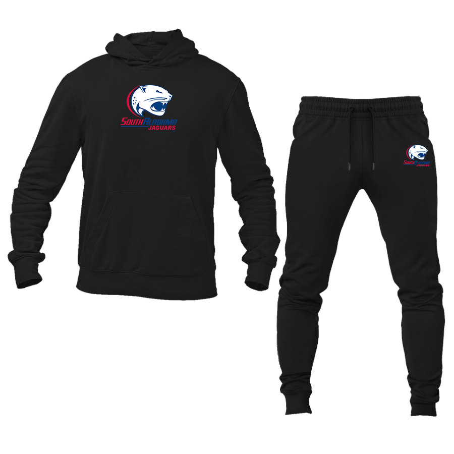 Men's South Alabama Jaguars Logo Hoodie Joggers Set