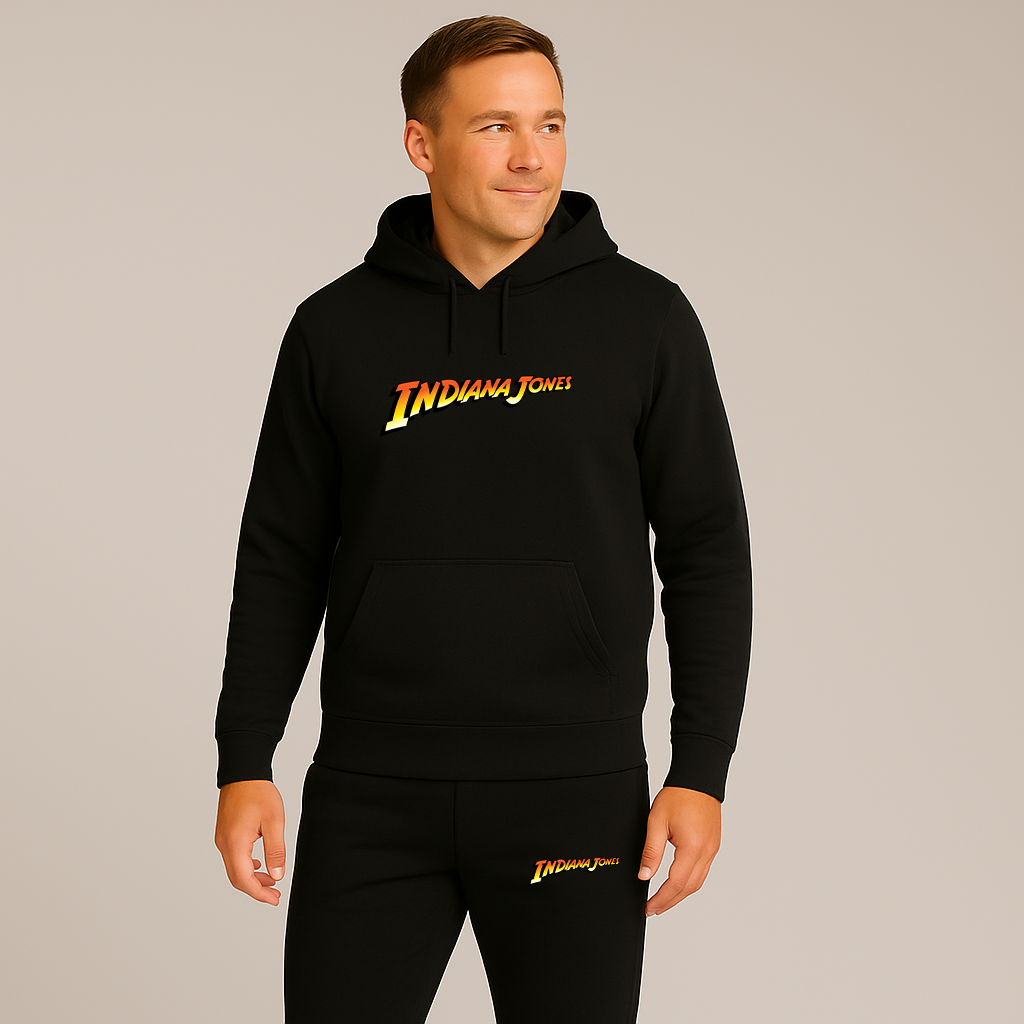 Men's Indiana Jones Movie Hoodie Joggers Set