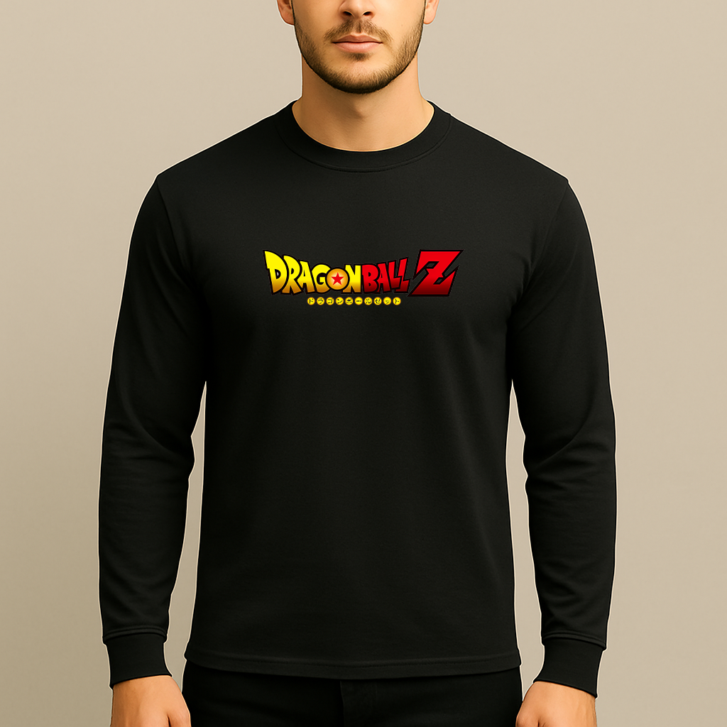 Men's Dragon Ball Z Title Long Sleeve T-Shirt