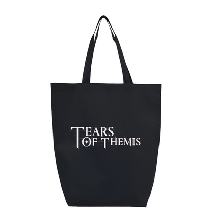 Tear Of Themis Logo Q-Tees Non-Woven Gusset Bottom Tote