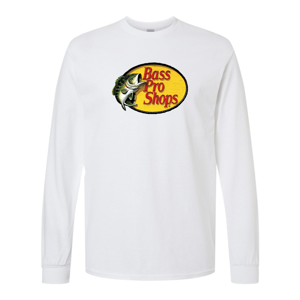 Men's Bass Pro Shops Logo Gildan Heavy Cotton Long Sleeve T-Shirt
