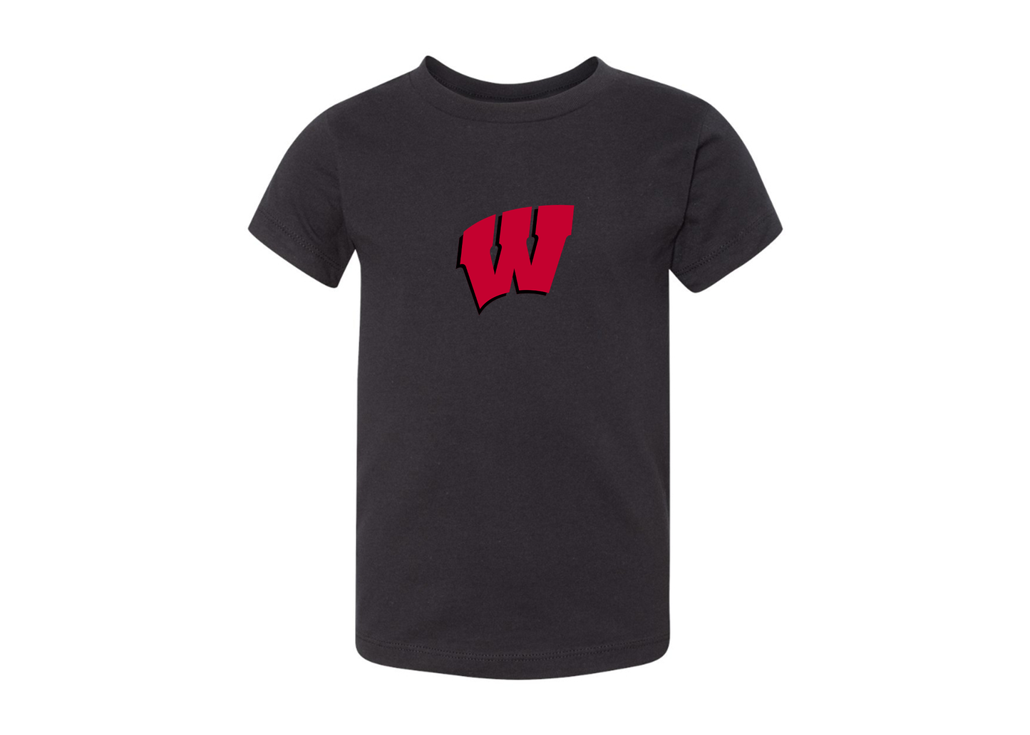Wisconsin Badgers BELLA  CANVAS Toddler Jersey Tee