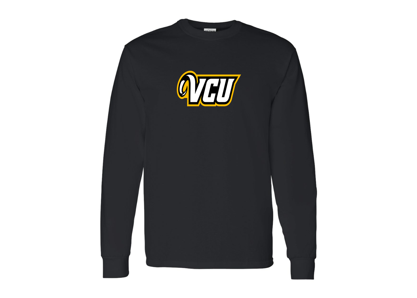 Men's Virginia Commonwealth Rams Gildan Heavy Cotton Long Sleeve T-Shirt
