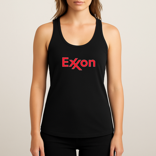 Women's Exxon Gas Station Racerback Tank Top