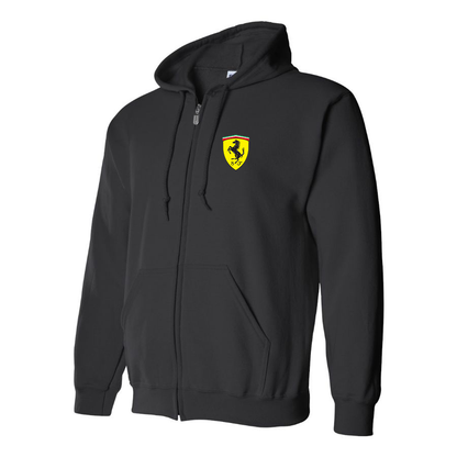 Men’s Ferrari Motorsport Car Zipper Hoodie