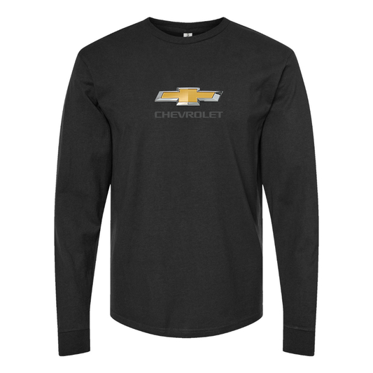Youth Chevrolet Logo Cotton Long Sleeve T-Shirt