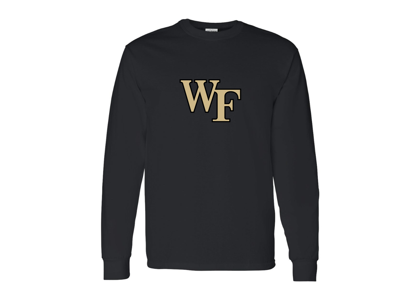 Men's Wake Forest Demon Deacons Gildan Heavy Cotton Long Sleeve T-Shirt