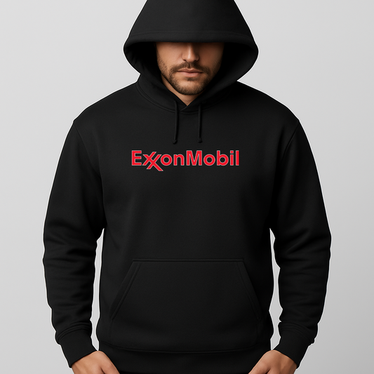 Men's Exxon Mobil Gas Station Pullover Hoodie
