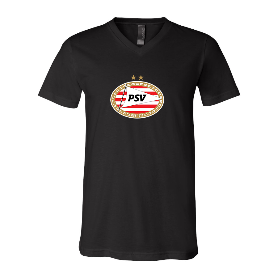 Men’s  PSV Eindhoven FC - BELLA + CANVAS - Jersey V-Neck Tee - 3005