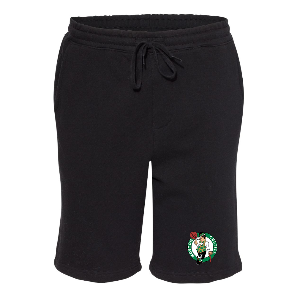 Men's Boston Celtics Logo Independent Trading Co Midweight Fleece Shorts