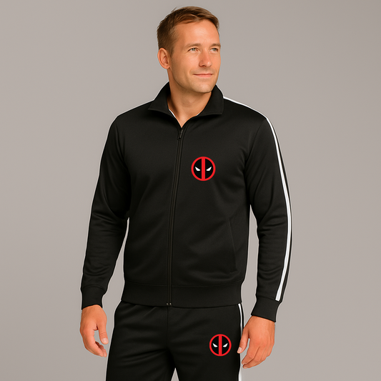 Men's Deadpool Marvel Superhero Dri-Fit TrackSuit