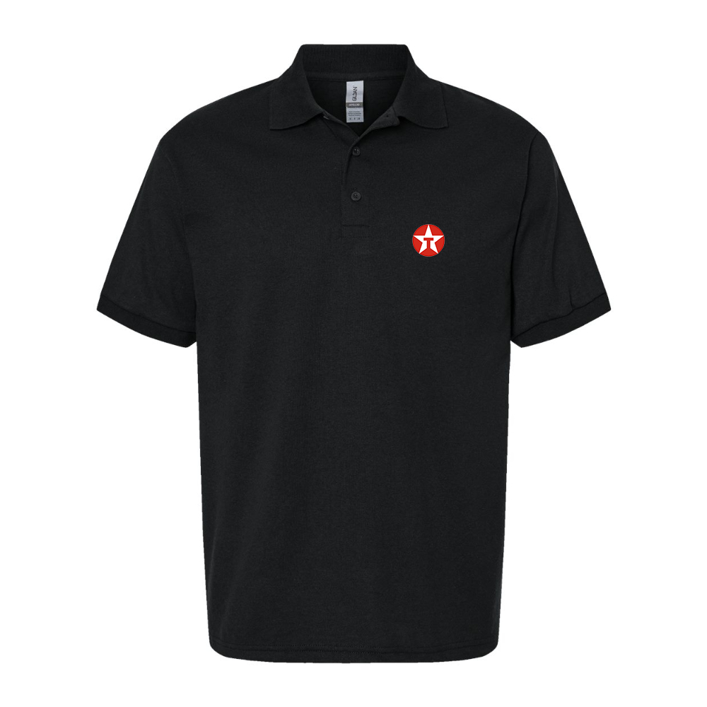 Men's Texaco Logo Gildan Dry Blend Jersey Polo