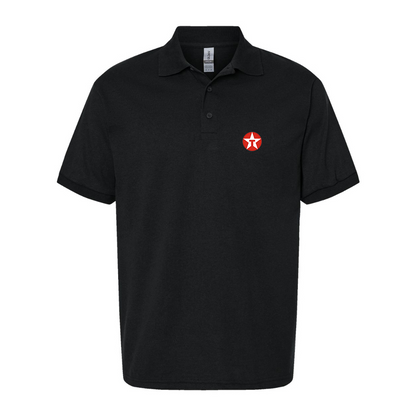 Men's Texaco Logo Gildan Dry Blend Jersey Polo