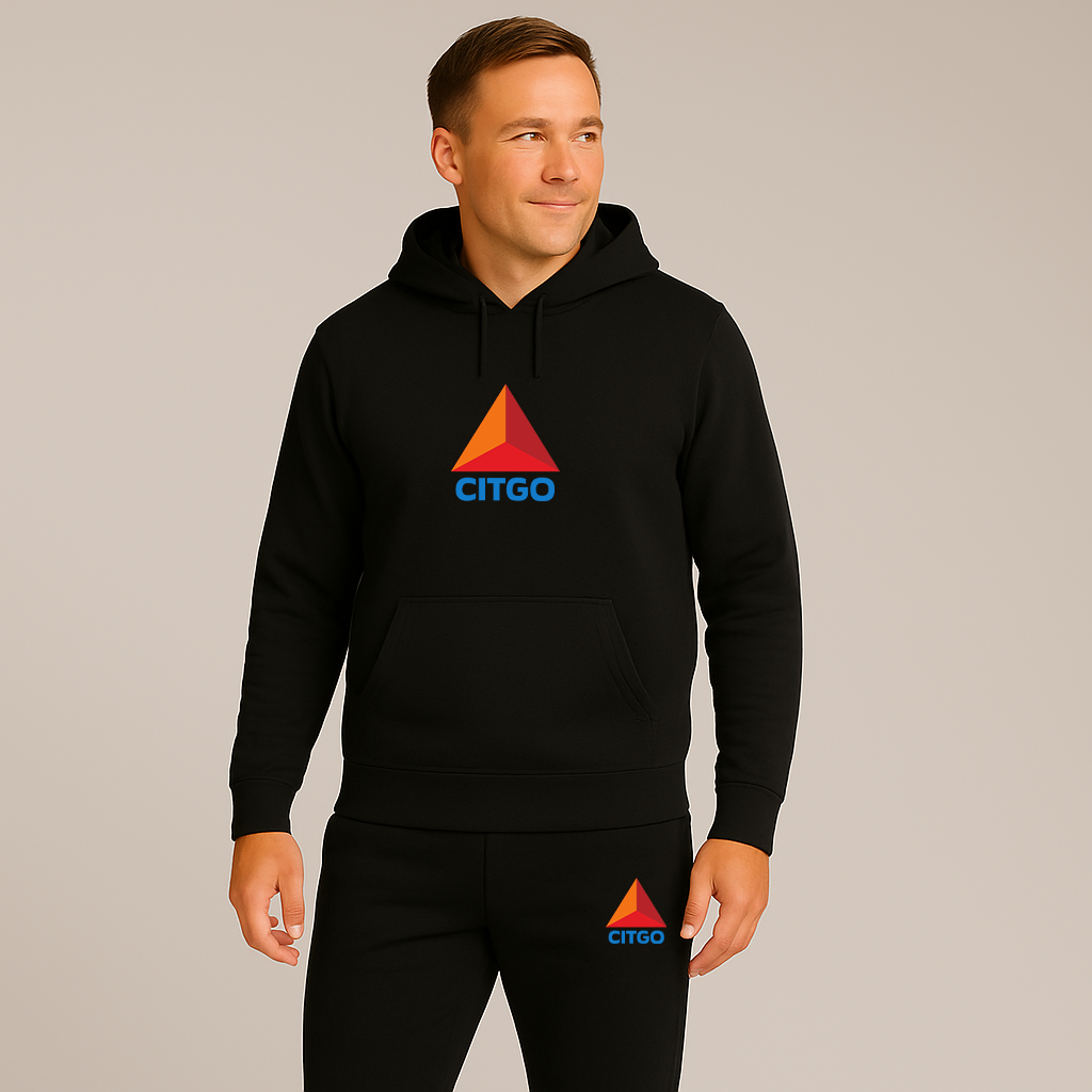 Men's Citgo Gas Station Hoodie Joggers Set