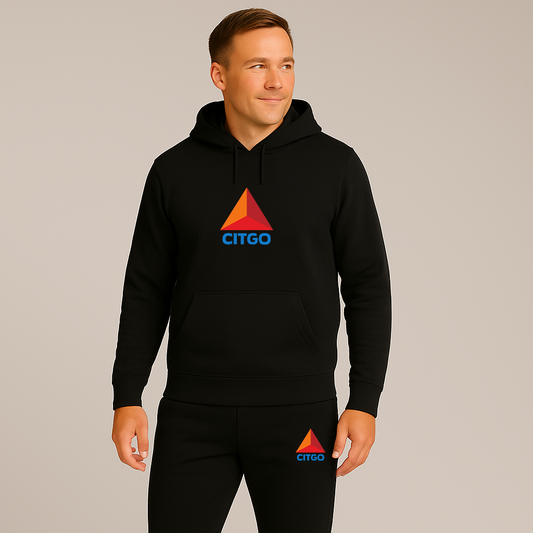 Men's Citgo Gas Station Hoodie Joggers Set