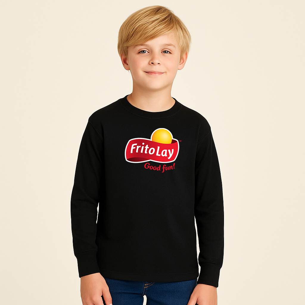 Youth Kids Frito Lays Long Sleeve T-Shirt