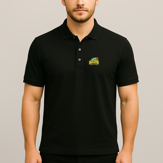 Men's George Mason Patriots Logo Dry Blend Polo
