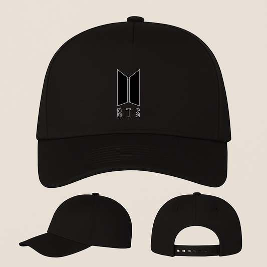 BTS Music Five Panel Twill Snapback Cap
