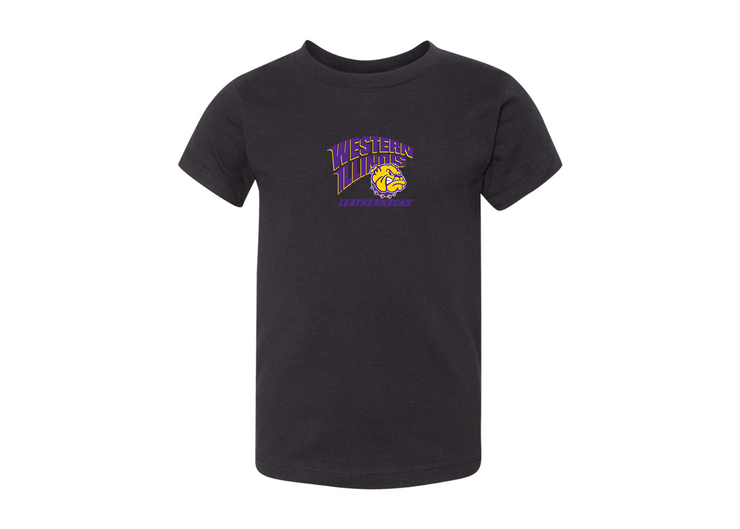 Western Illinois Leathernecks BELLA  CANVAS Toddler Jersey Tee