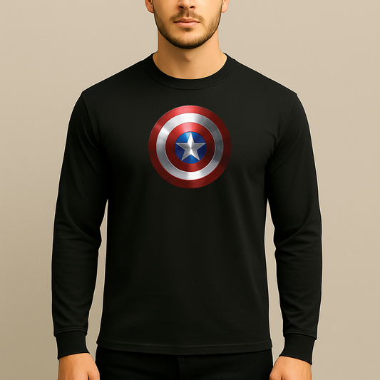 Captain America Long Sleeve T-Shirt