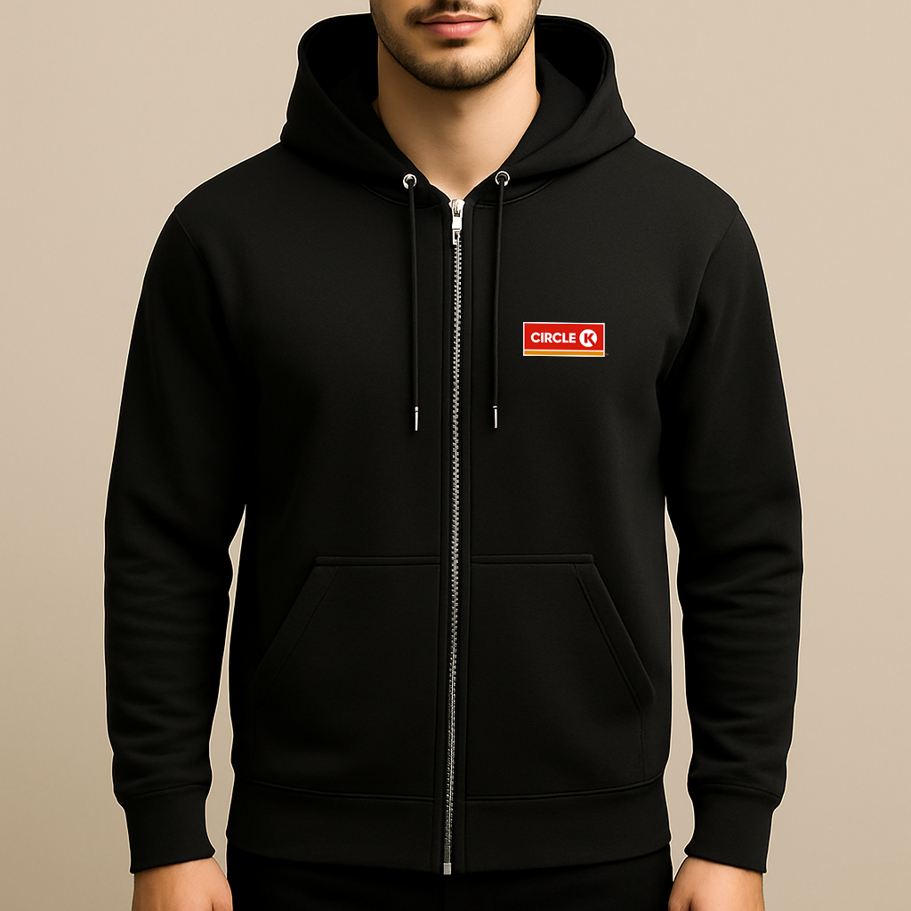 Men's Circle K Gas Station  Zipper Hoodie