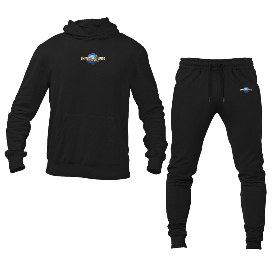 Men's Universal Studios Florida Logo Hoodie Joggers Set