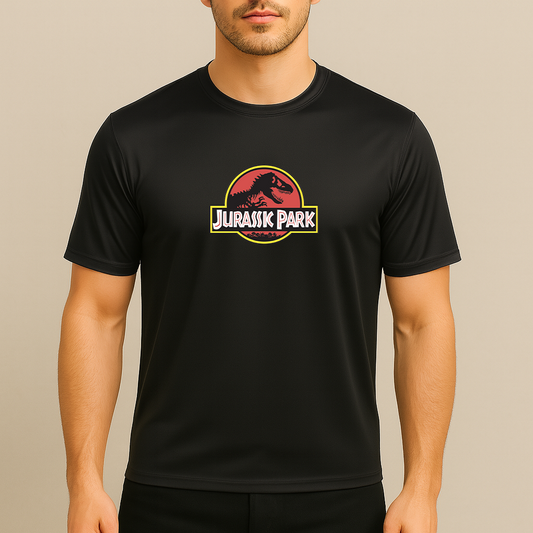 Men's Jurassic Park Movie Polyester T-Shirt