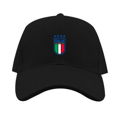 Italy National Soccer Dad Baseball Cap Hat