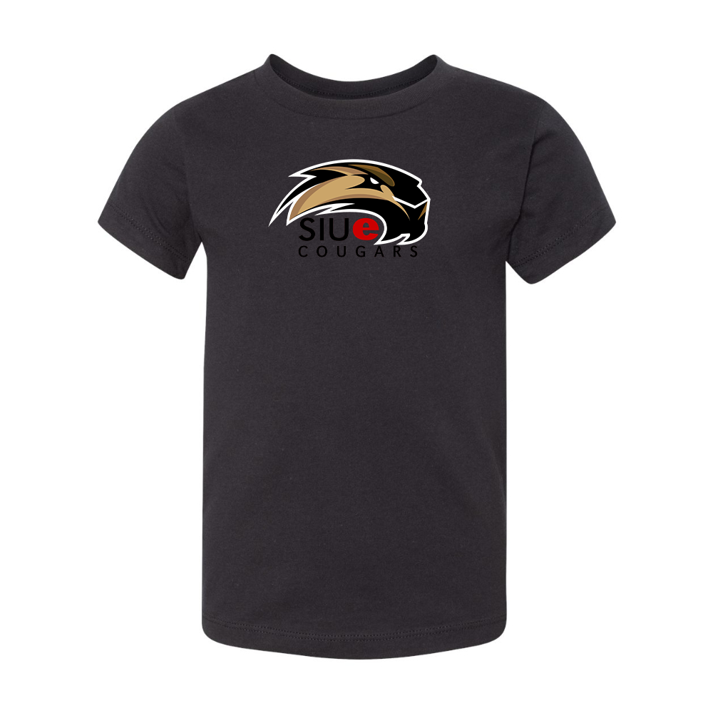 SIU Edwardsville Cougars Logo BELLA  CANVAS Toddler Jersey Tee