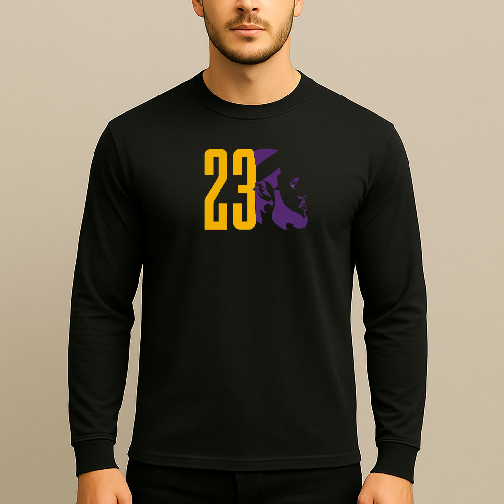 Men's Lebron James 23 Sports Long Sleeve T-Shirt