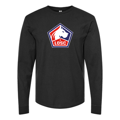 Men's Lille Olympique FC Long Sleeve T-Shirt