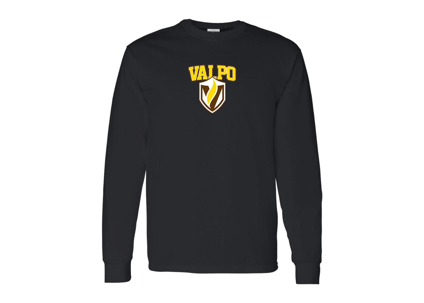 Men's Valparaiso Crusaders Gildan Heavy Cotton Long Sleeve T-Shirt