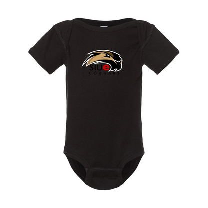 SIU Edwardsville Cougars Logo  Rabbit Skins Infant Baby Rib Bodysuit