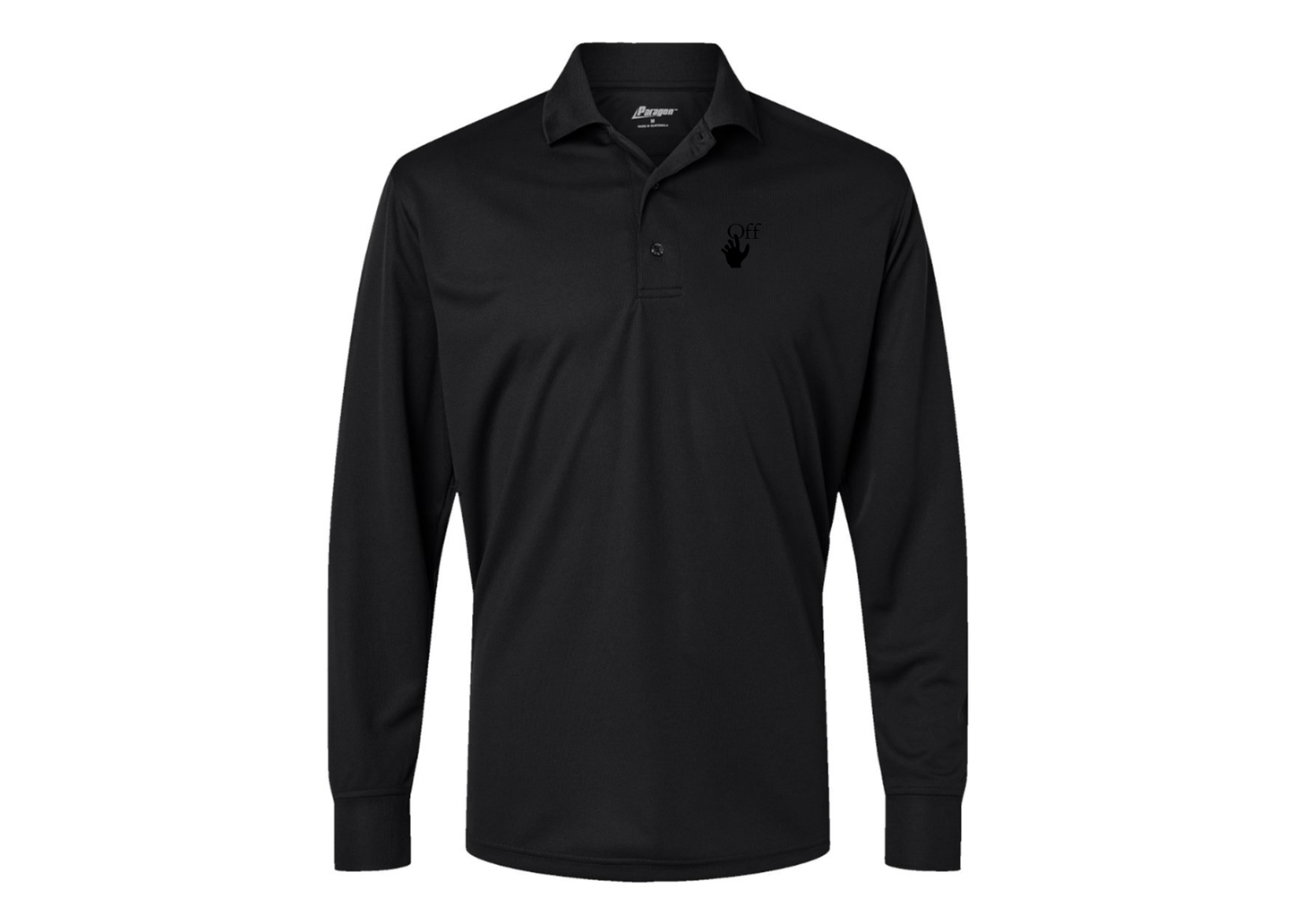 Men's Off-White Hand Paragon Prescott Long Sleeve Polo