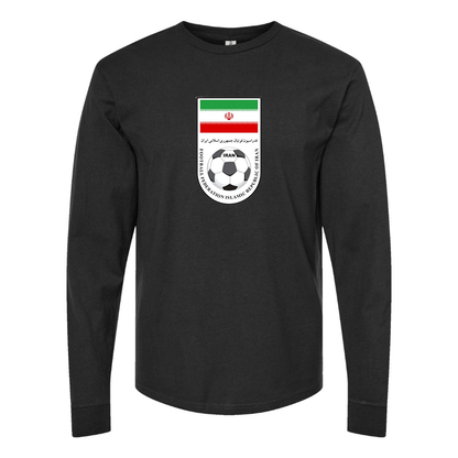 Youth Kids Iran National Soccer Team Long Sleeve T-Shirt