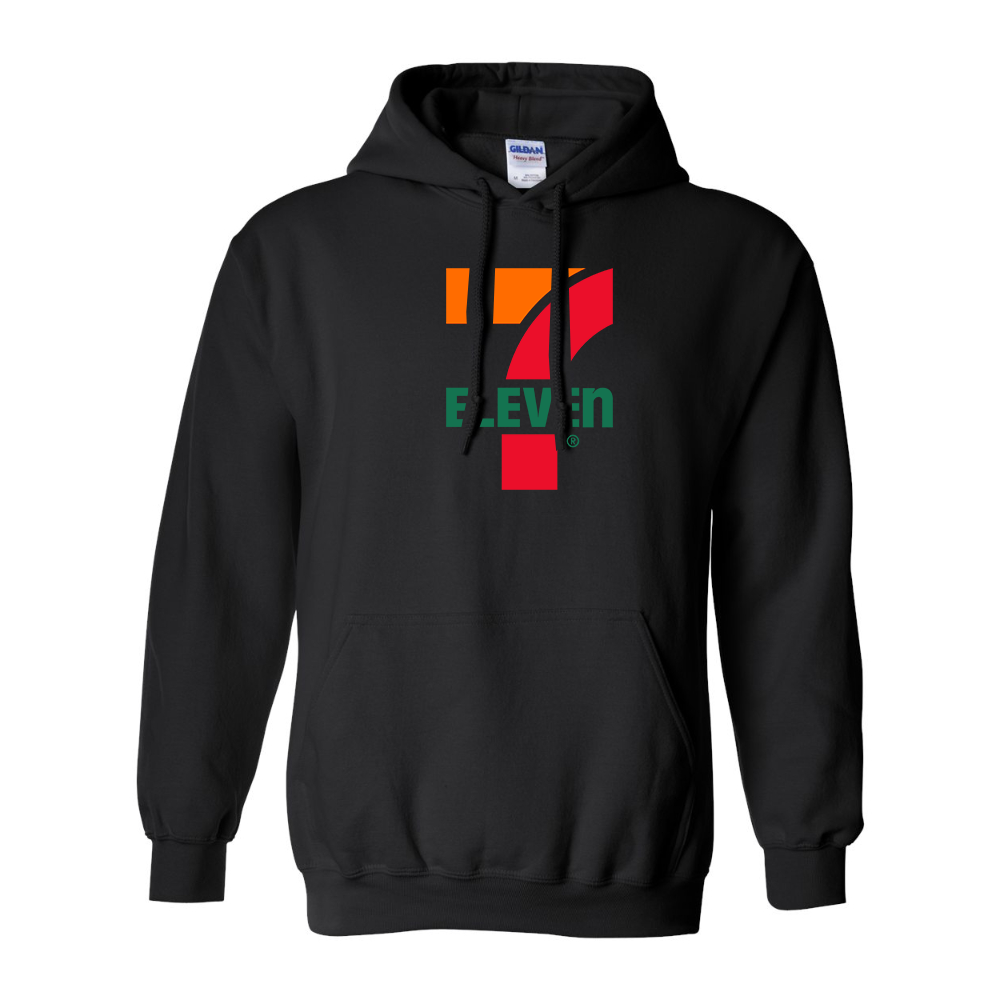 Men's 7 Eleven Logo Gildan  Heavy Blend Hooded Sweatshirt