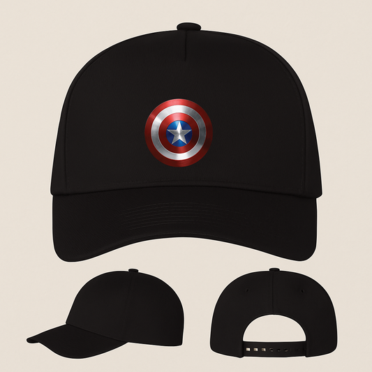 Captain America Five Panel Twill Snapback Cap
