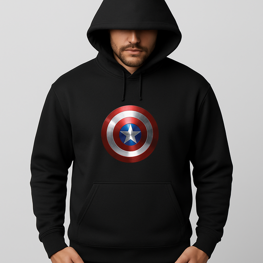 Men's Captain America Superhero Pullover Hoodie