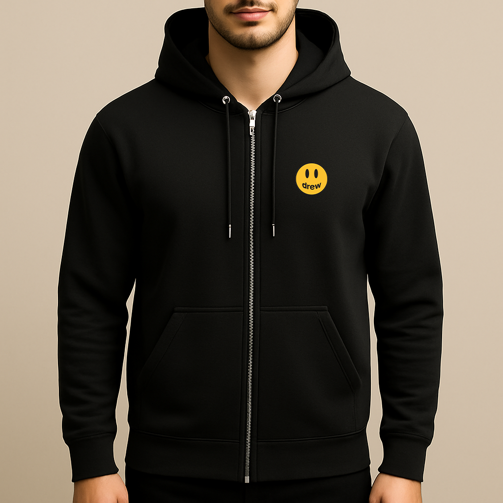 Men's Justin Bieber Drew Music Zipper Hoodie