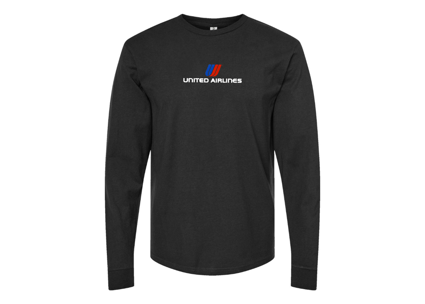 Youth United Airlines Logo Cotton Long Sleeve T-Shirt