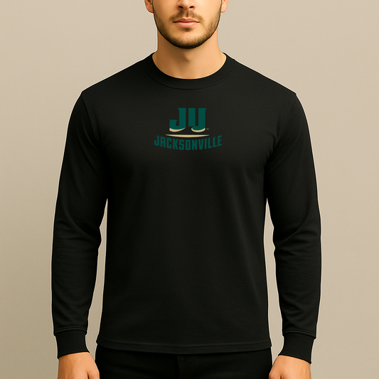 Men's Jacksonville Dolphins Logo Long Sleeve T-Shirt