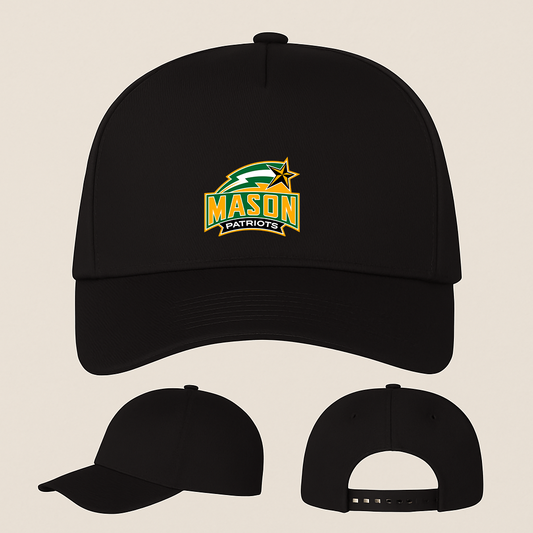George Mason Patriots Logo Five Panel Twill Snapback Cap