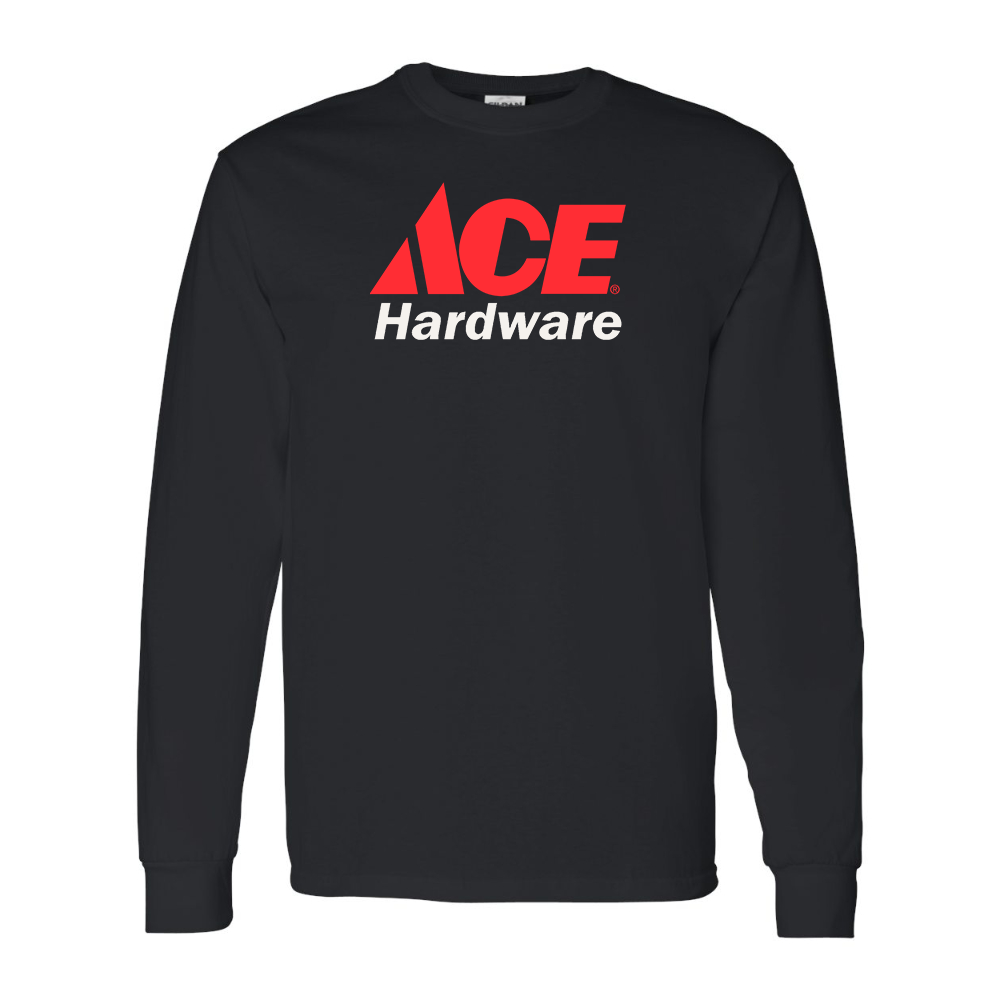 Men's ACE Hardware Logo Gildan Heavy Cotton Long Sleeve T-Shirt