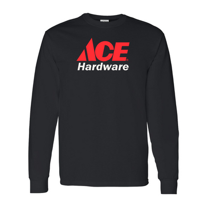 Men's ACE Hardware Logo Gildan Heavy Cotton Long Sleeve T-Shirt