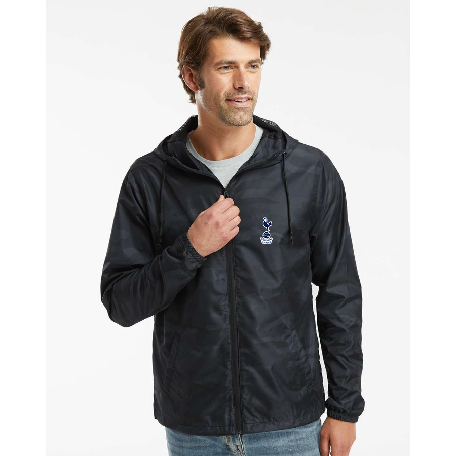 Men’s Tottenham Hotspur F.C. Soccer  - Independent Trading Co. - Lightweight Windbreaker Full-Zip Jacket - EXP54LWZ