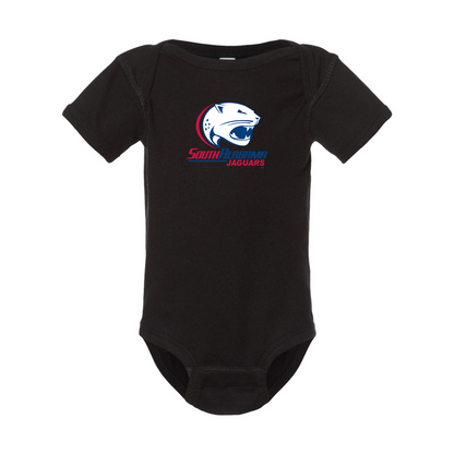 South Alabama Jaguars Logo  Rabbit Skins Infant Baby Rib Bodysuit
