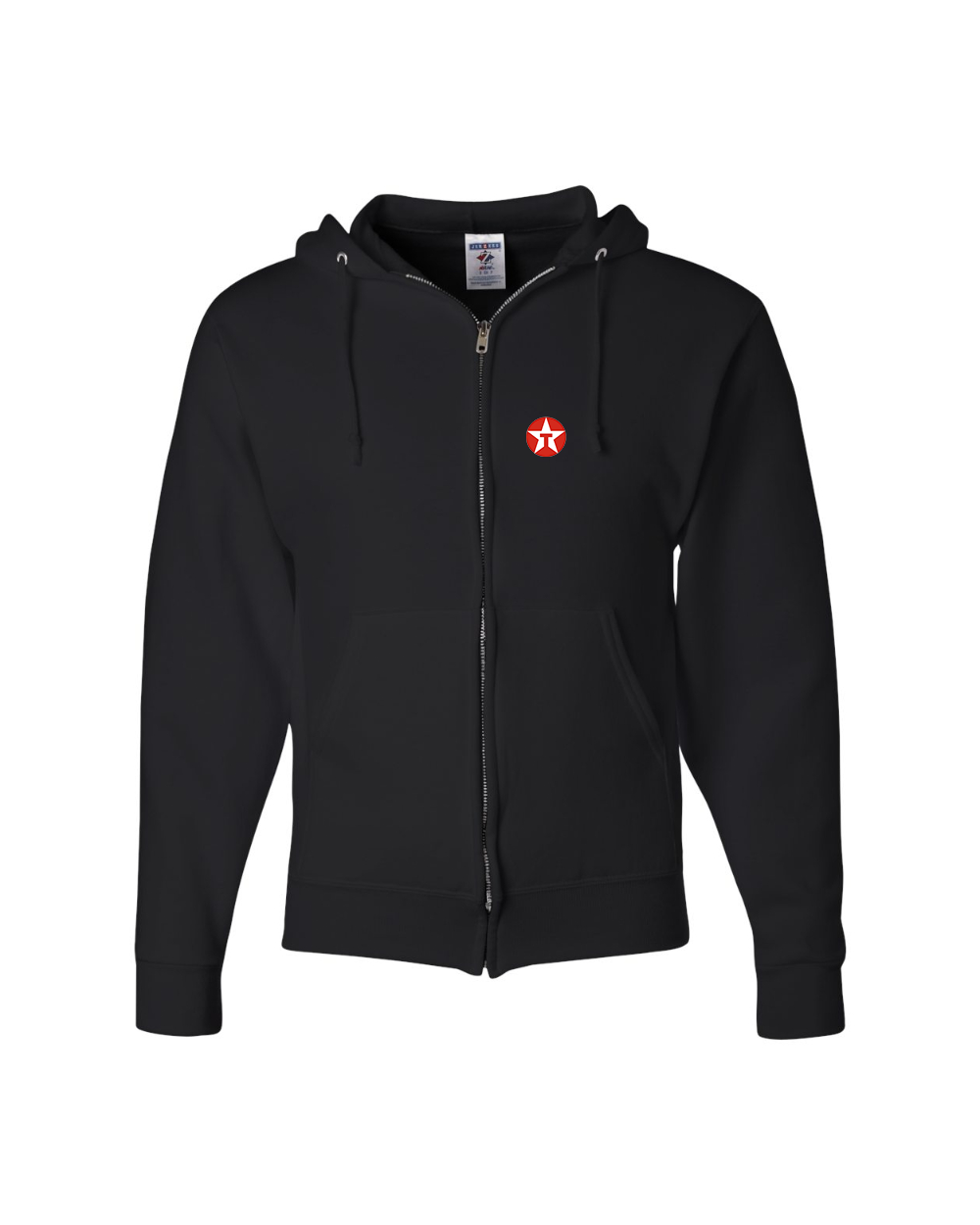 Men's Texaco Logo JERZEES NuBlend Full-Zip Hooded Sweatshirt