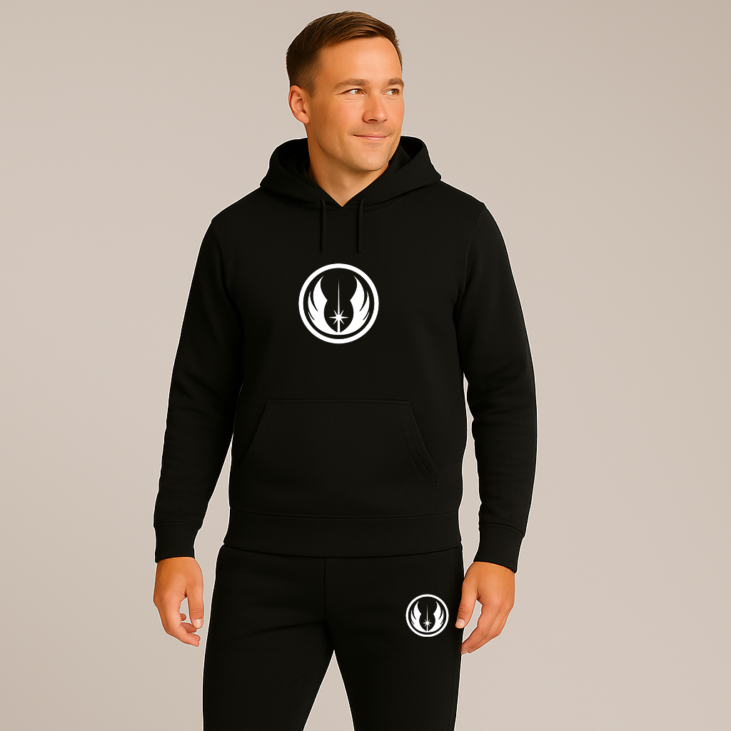 Men's Jedi Star Wars Movie Hoodie Joggers Set
